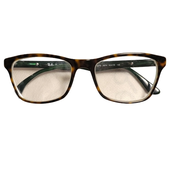 Ray Ban Optics Rb 5279 5974  Eyeglasses Frames Tortoise Green UNISEX - Picture 6 of 12